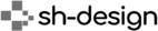 sh design logo